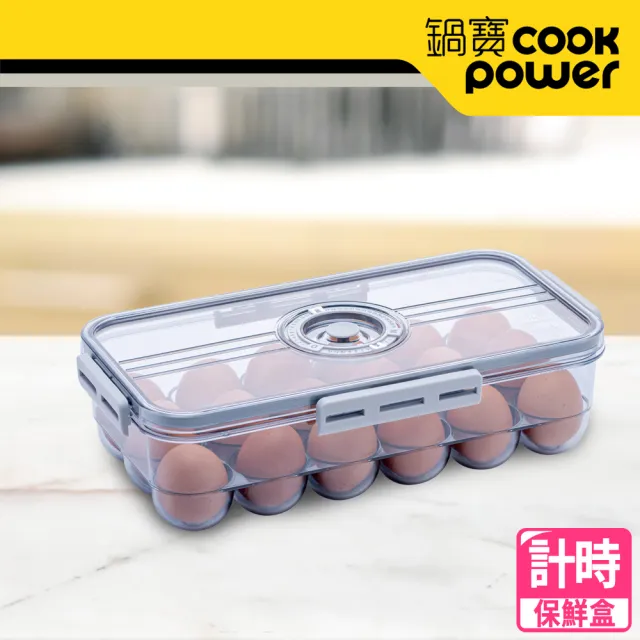 【CookPower 鍋寶】手持電動攪拌器+雞蛋保鮮盒2600ml(烘焙超值組)