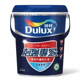 【得利】剋裂專家外牆防水漆 白色 1G