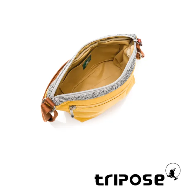 【tripose】漫遊系列三角斜背包(活力黃)