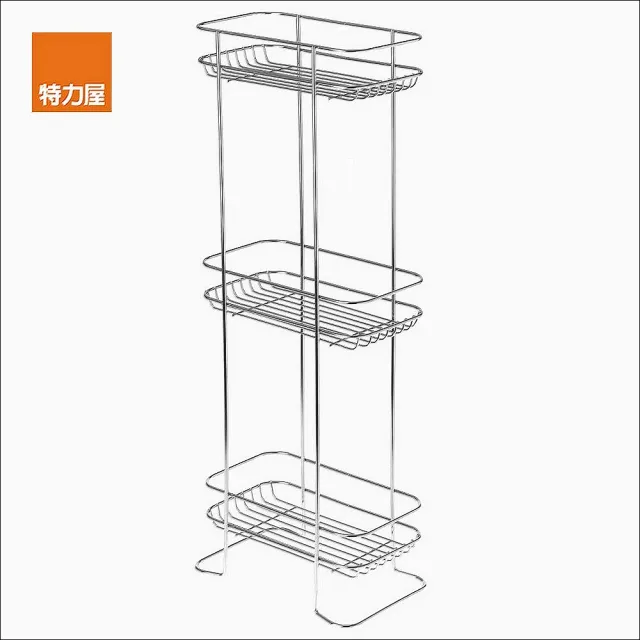 【特力屋】 304不鏽鋼三層方型置物架