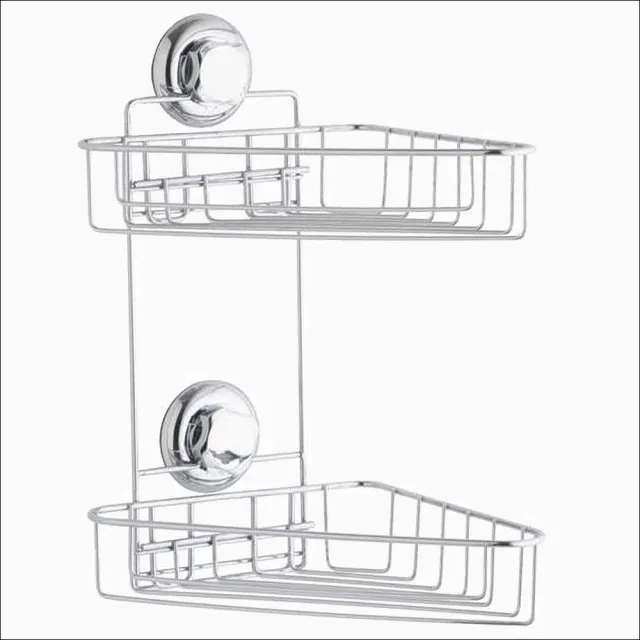 【特力屋】COMPACTOR 強力吸盤雙層轉角架