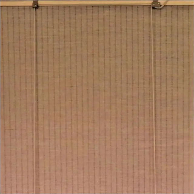 【特力屋】直條麻編捲簾-淺褐色150x165cm