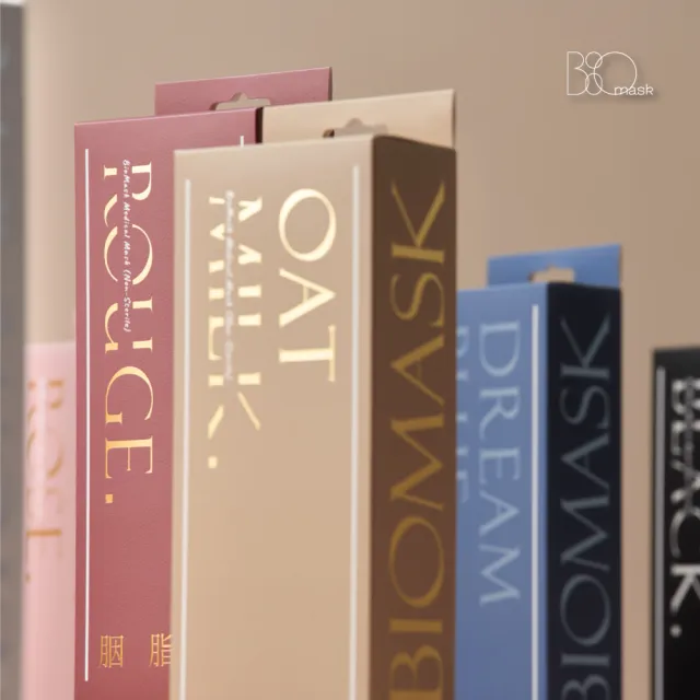 【BioMask杏康安】四層成人醫用口罩- 莫蘭迪系列-乾燥玫瑰粉-10入/盒(醫療級、韓版立體、台灣製造)