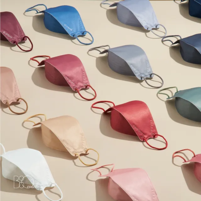 【BioMask杏康安】四層成人醫用口罩- 莫蘭迪系列-乾燥玫瑰粉-10入/盒(醫療級、韓版立體、台灣製造)