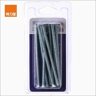 【特力屋】671 平頭鐵皮螺絲 5/32X3 10支