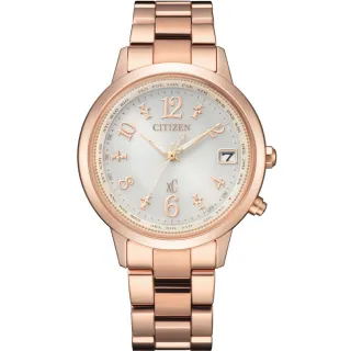 【CITIZEN 星辰】xC系列 鈦金屬亞洲限定款電波錶 女錶  禮物(CB1107-58A)