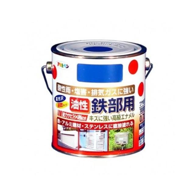 【特力屋】日本Asahipen 鐵製品防鏽油性面漆 白色 0.7L