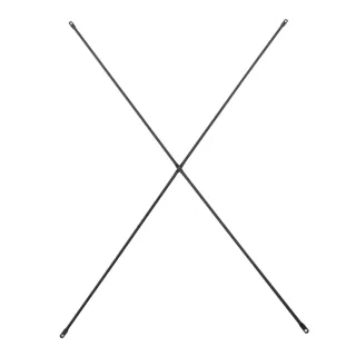 【特力屋】萊特層架 交叉桿配件 黑色 80cm