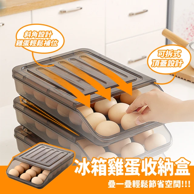 【s plaything生活百貨】冰箱雞蛋多層收納盒