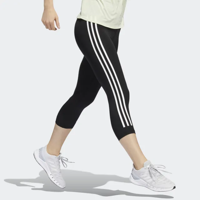 【adidas 官方旗艦】3-STRIPES 七分緊身褲 女 H64229