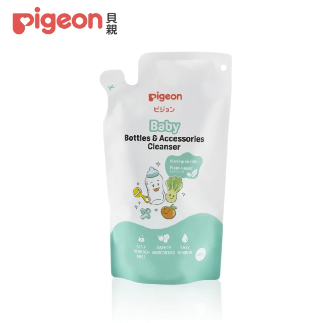 【Pigeon 貝親】奶瓶蔬果清潔液(補充包)