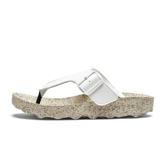 【ASPORTUGUESAS 葡萄牙人】女鞋 FUSE 軟木塞厚底夾腳拖(AS2205-007 白/自然)
