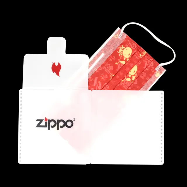 【Zippo官方直營】經典標誌口罩套(口罩收納套)