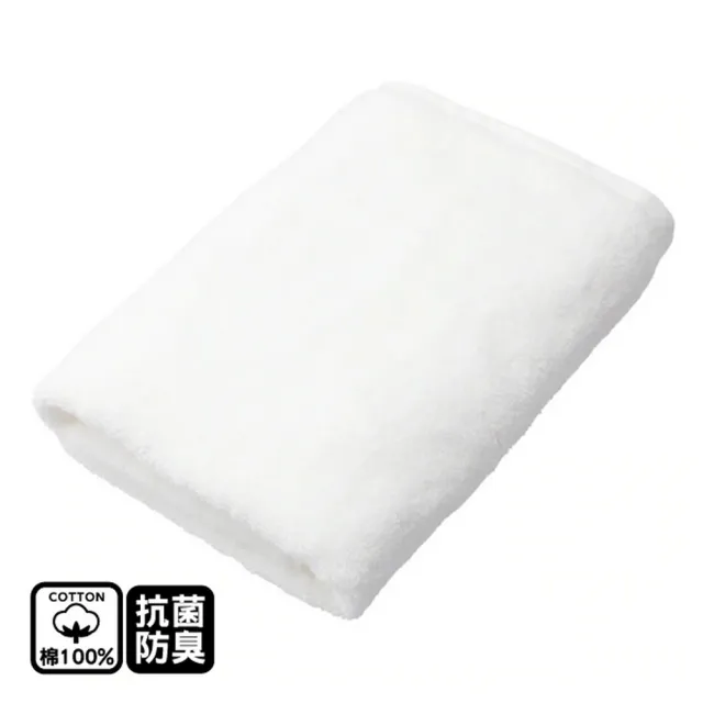 【NITORI 宜得利家居】純棉浴巾 60×120 WH WS001