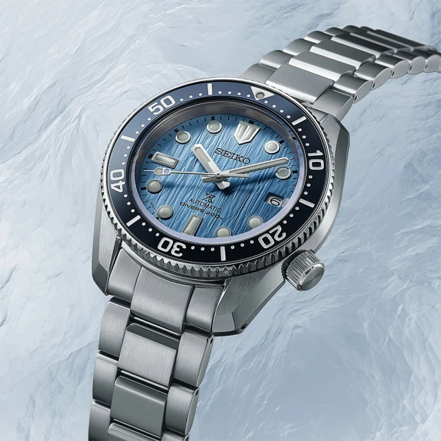 【SEIKO 精工】Prospex 愛海洋 極地冰川 200米潛水機械錶 送6入手錶收藏盒(SPB299J1/6R35-01E0U)