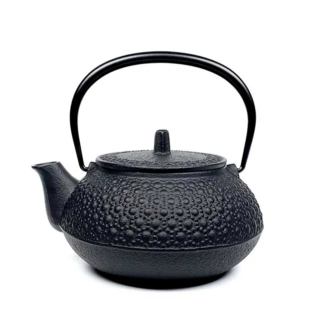 福介商店 南部鐵器 日本鑄鐵壺 IWACHU 岩鑄 新龜甲 5型鐵壺兼用急須0.65L 鐵瓶 泡茶壺 煮水壺