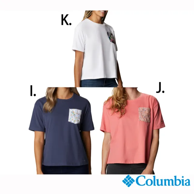 【Columbia 哥倫比亞 官方旗艦】男女款- 經典吸濕排汗機能短袖POLO衫 /T恤(多款可選)