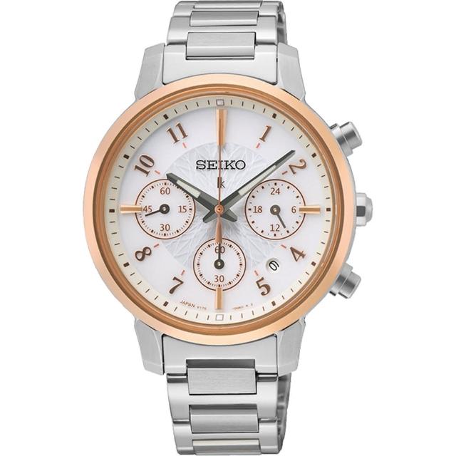 【SEIKO 精工】LUKIA 廣告款 太陽能三眼計時女錶 錶 生日禮 送禮(SSC906J1/V175-0FC0KS)