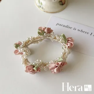 【HERA 赫拉】超仙珍珠花朵髮圈 H111061507(髮飾 髮圈)