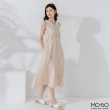 【MO-BO】綻放美麗配色條紋背心洋裝(洋裝)