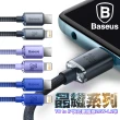 【BASEUS】倍思 晶耀系列 Type-C to iPhone 快充數據線20W-1.2米