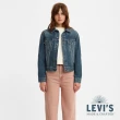 【LEVIS 官方旗艦】LMC MOJ頂級日本布料 女款 男友版寬鬆牛仔外套/精工湛藍洗舊工藝 熱賣單品 A0324-0000