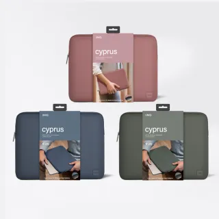 【UNIQ】MacBook 14吋 Cyprus 輕薄毛絨內膽包(iPad適用)