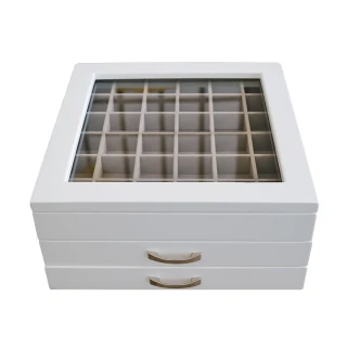 【Ms. box 箱子小姐】美式風格頂級木製珠寶盒(飾品盒/收納盒/珠寶盒)