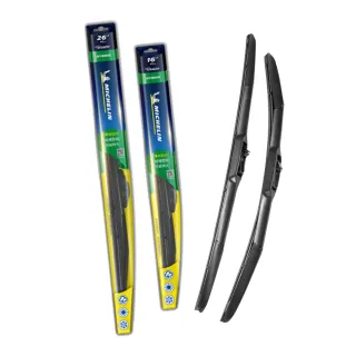 【Michelin 米其林】視達五節式軟硬骨雨刷 14+26吋(Toyota Yaris1.5 2014/09~2016適用)