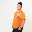 【MAXON 馬森大尺碼】橘色美式復古雙印棉短袖T恤2L~4L(11744-72)