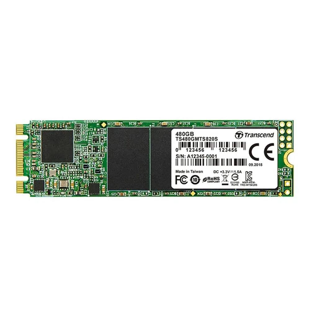 【Transcend 創見】480GB M.2 SSD(SATA III  MTS820S)