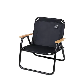 【CAPTAIN STAG】日本鹿黑鹿單人椅(UC-1677)