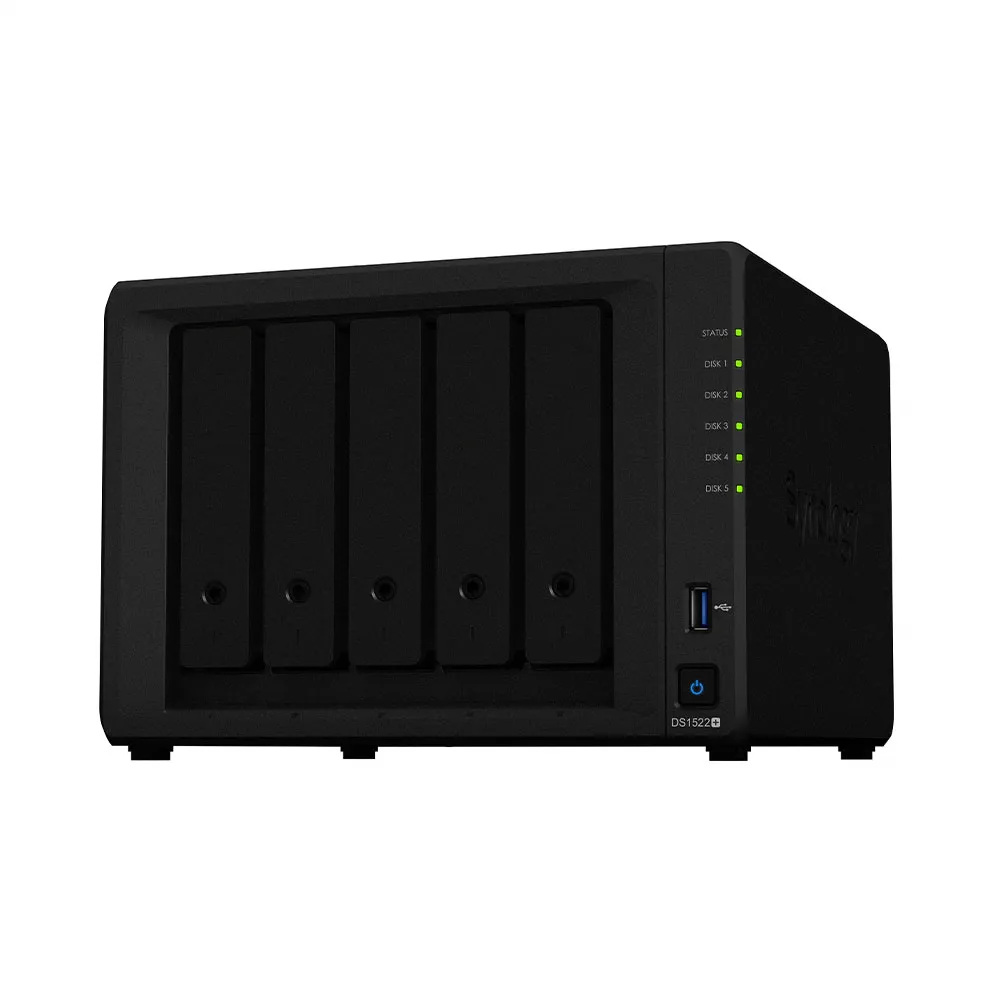 【Synology 群暉科技】DS1522+ 5Bay NAS 網路儲存伺服器