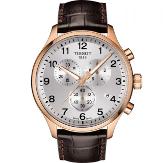 【TISSOT 天梭 官方授權】Chrono XL韻馳系列經典計時腕錶(T1166173603700)
