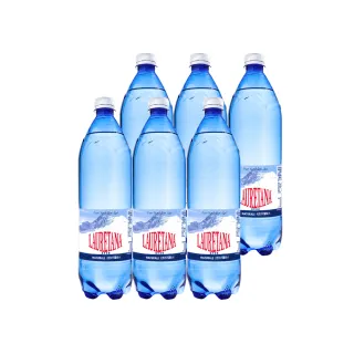 【LAURETANA蘿莉塔娜】義大利 天然冰河水 塑膠瓶 1000mlx6入(礦泉水)
