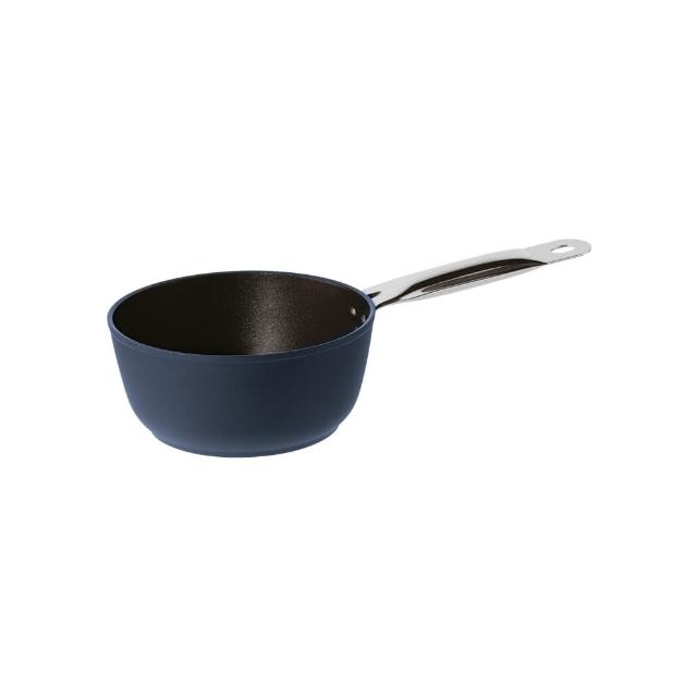 【IUSE】義大利 Sambonet Midnightblue 牛奶鍋/18cm(義大利製/不沾鍋/鍋具/牛奶鍋/星空藍)
