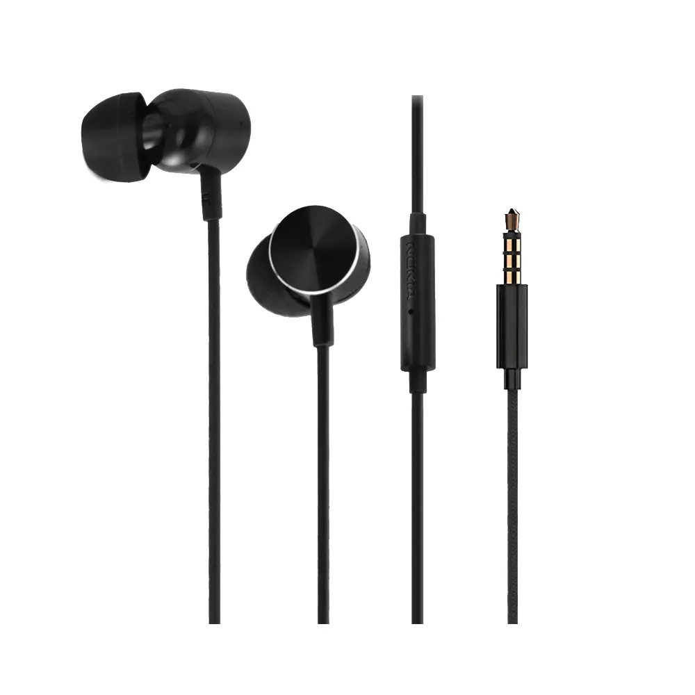 【NOKIA】原廠 入耳式立體聲耳機/ 線控接聽鍵 3.5mm - 黑(密封裝)