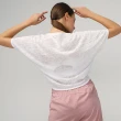 【BODYAIR】斕紋寬幅綁腰罩衫上衣(瑜珈.運動.健身)