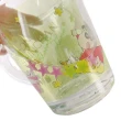 【小禮堂】蠟筆小新 流體雙層塑膠單耳水杯 250ml 《綠小餅乾款》(平輸品)