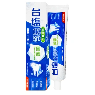 【台鹽】鹹淨固齒牙膏-超值3條組(150g/條)