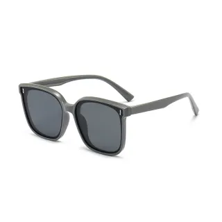 【ALEGANT】童樂時尚海豹灰兒童專用輕量矽膠彈性太陽眼鏡(UV400方框偏光墨鏡)