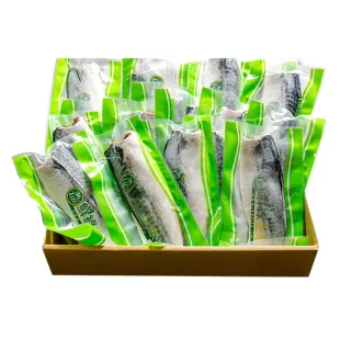 【鮮綠生活】大尺寸超厚正挪威薄鹽鯖魚M(毛重170g-200g/片 共44片)