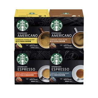 【STARBUCKS 星巴克-週期購】多趣酷思 咖啡膠囊12顆x3盒(口味任選)