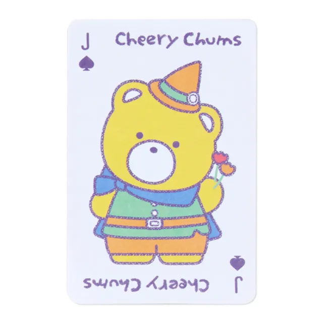 【SANRIO 三麗鷗】復古馬戲團系列 撲克牌造型便條紙 Cheery Chums 附收納盒(文具雜貨)