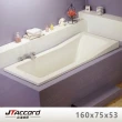 【JTAccord 台灣吉田】T-120-160 嵌入式壓克力浴缸(160cm空缸)