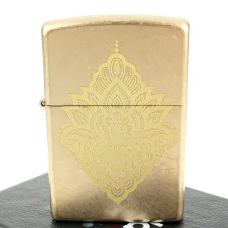 【Zippo】美系~Henna Tattoo-印度傳統手繪圖騰設計打火機