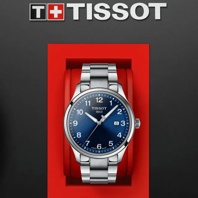 【TISSOT 天梭 官方授權】GENT XL CLASSIC 經典大三針男錶 手錶 畢業禮物 慶端午 包粽(T1164101104700)