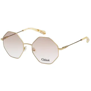 【Chloe’ 蔻依】金屬 光學眼鏡 CE2134(金色)