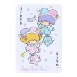 【SANRIO 三麗鷗】復古馬戲團系列 撲克牌造型便條紙 雙子星 附收納盒(文具雜貨)