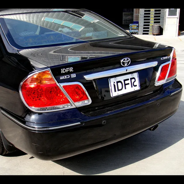 【IDFR】Toyota Camry 2004~2006 鍍鉻銀 車燈框 後燈框 尾燈框 飾貼(車燈框 後燈框 尾燈框)